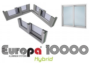 Συρόμενο σύστημα αλουμινίου EUROPA 10000 HYBRID