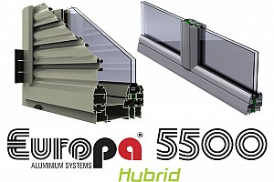 Ανοιγόμενο σύστημα αλουμινίου EUROPA Hybrid A40 SI/HS