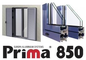 Ανοιγόμενο σύστημα αλουμινίου PRIMA 850